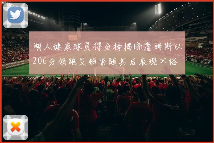湖人健康球员得分榜揭晓詹姆斯以206分领跑艾顿紧随其后表现不俗